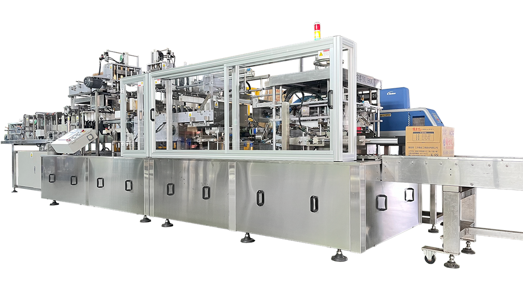 Wrap-Around Case Packer With Cardboard Partition Insertion Device